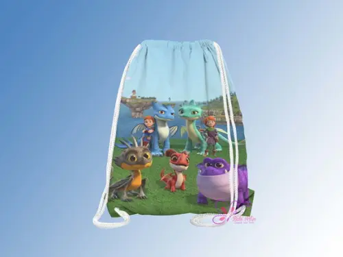 Mochilinha Personalizada Dragons Rescue Riders