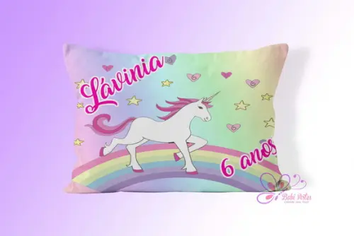 Almofadinha Personalizada 20x30 Unicórnio
