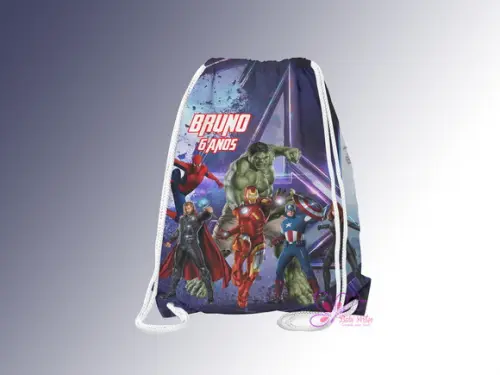 Mochilinha Personalizada Vingadores
