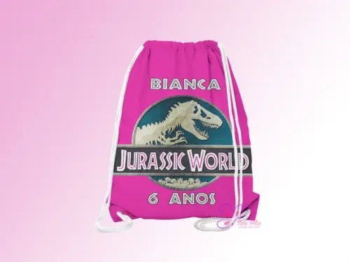 Mochilinha Personalizada Jurassic World