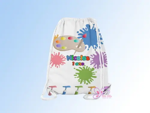 Mochilinha Personalizada Pintando o 7