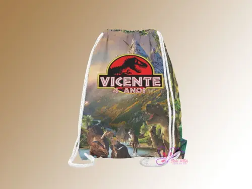 Mochilinha Personalizada Jurassic World