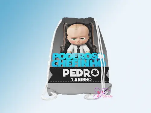 Mochilinha Personalizada O poderoso Chefinho