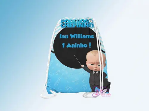 Mochilinha Personalizada O poderoso Chefinho
