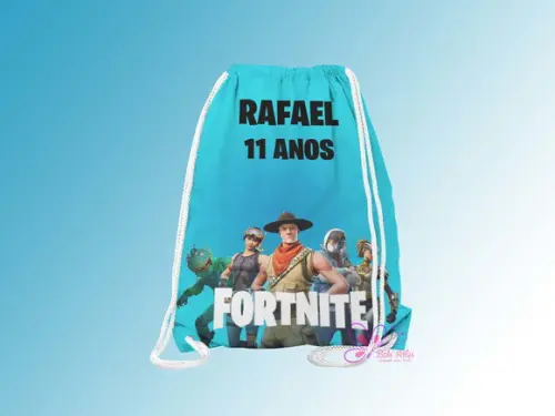 Mochilinha Personalizada Fortnite