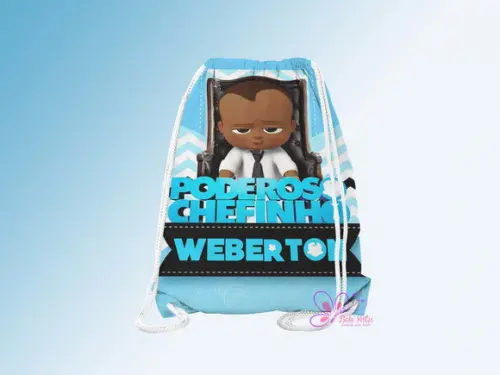 Mochilinha Personalizada o Poderoso Chefinho