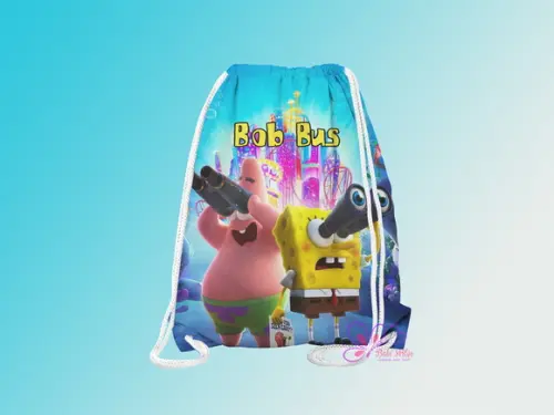 Mochilinha Personalizada Bob Esponja
