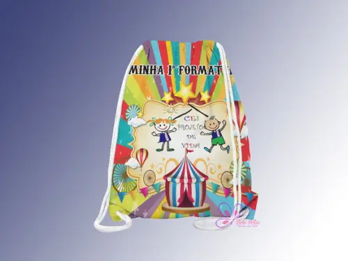 Mochilinha Personalizada Circo