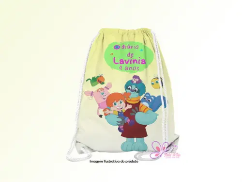 Mochilinha Personalizada o Diário de Mika