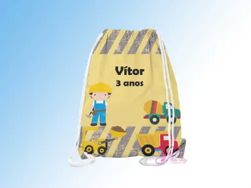 Mochilinha Personalizada Construtor