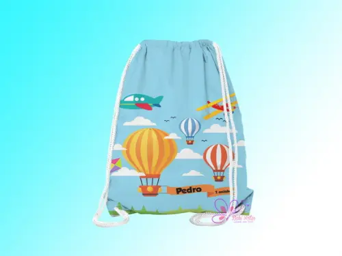 Mochilinha Personalizada Balões