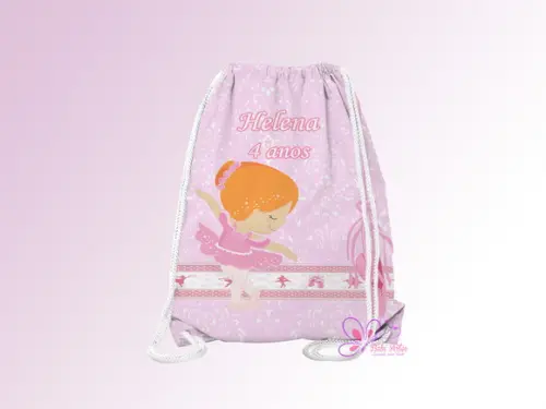 Mochilinha Personalizada Bailarina