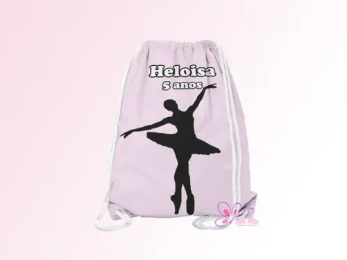 Mochilinha Personalizada Bailarina