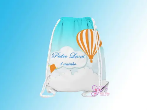 Mochilinha Personalizada Balões