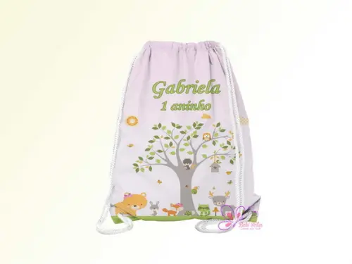 Mochilinha Personalizada Bosque Encantado