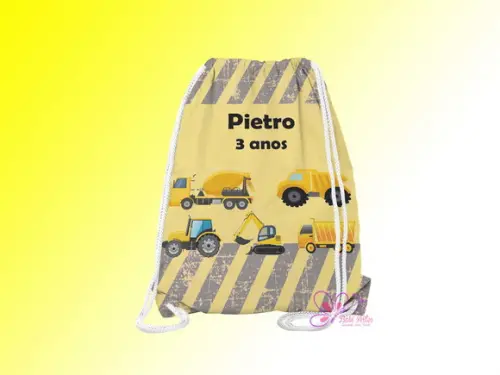 Mochilinha Personalizada Construtor