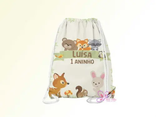 Mochilinha Personalizada Bosque Encantado