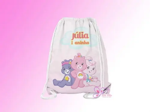 Mochilinha Personalizada Ursinhos Carinhosos