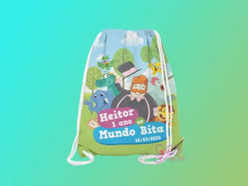Mochilinha Personalizada Mundo Bita