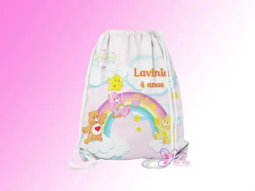 Mochilinha Personalizada Ursinhos Carinhosos
