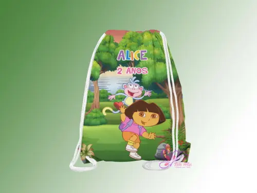 Mochilinha Personalizada Dora Aventureira