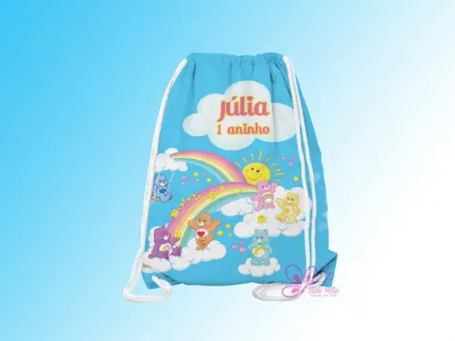Mochilinha Personalizada Ursinhos Carinhosos