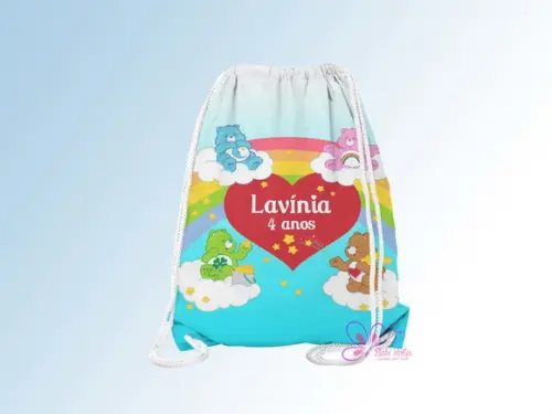 Mochilinha Personalizada Ursinhos Carinhosos