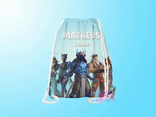 Mochilinha Personalizada Fortnite