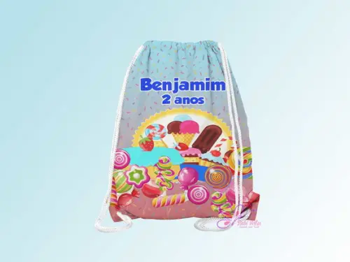 Mochilinha Personalizada Confeiteira