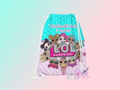 Mochilinha Personalizada Lol Surprise