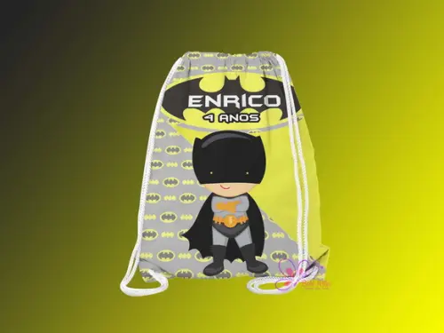 Mochilinha Personalizada Batman Cute