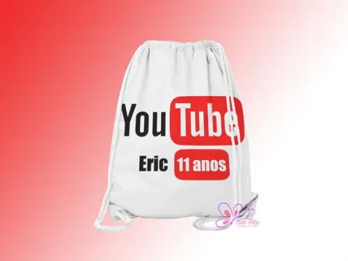 Mochilinha Personalizada You Tube