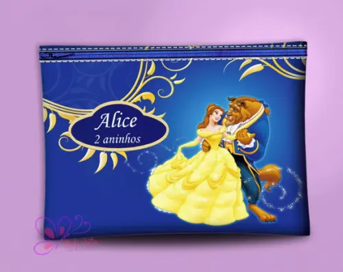 Nécessaire Personalizada a Bela e a Fera