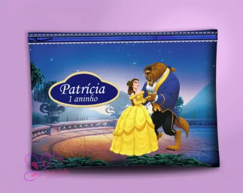 Nécessaire Personalizada a Bela e a Fera