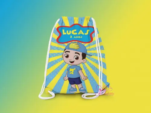 Mochilinha Personalizada Luccas Neto