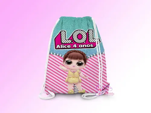 Mochilinha Personalizada Lol Surprise