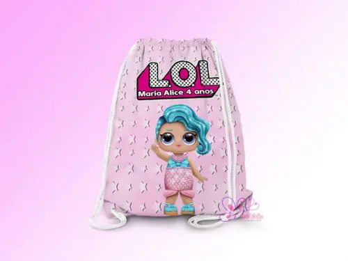 Mochilinha Personalizada Lol Surprise