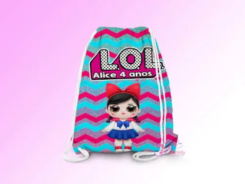Mochilinha Personalizada Lol Surprise