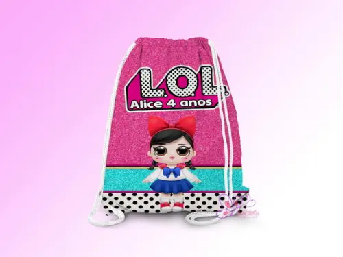 Mochilinha Personalizada Lol Surprise