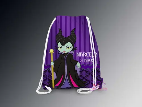 Mochilinha Personalizada Malévola