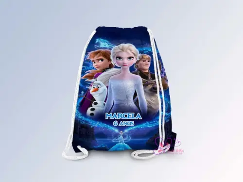 Mochilinha Personalizada 19x28cm Frozen 2