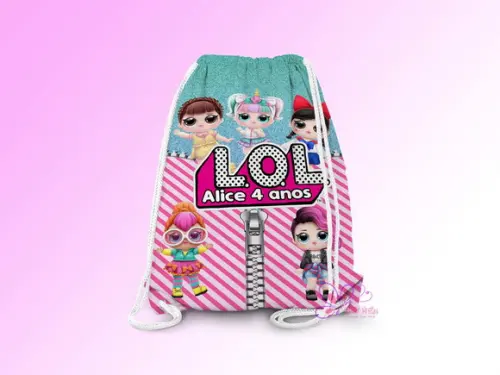 Mochilinha Personalizada Lol Surprise