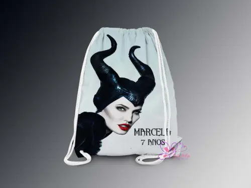 Mochilinha Personalizada Malévola