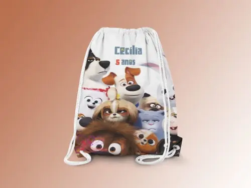 Mochilinha Personalizada Pets a Vida Secreta dos Bichos