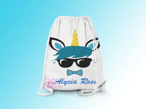 Mochilinha Personalizada Unicórnio