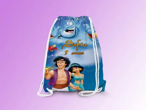 Mochilinha Personalizada Aladdin