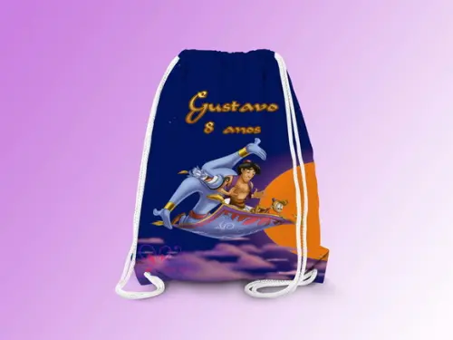 Mochilinha Personalizada Aladdin