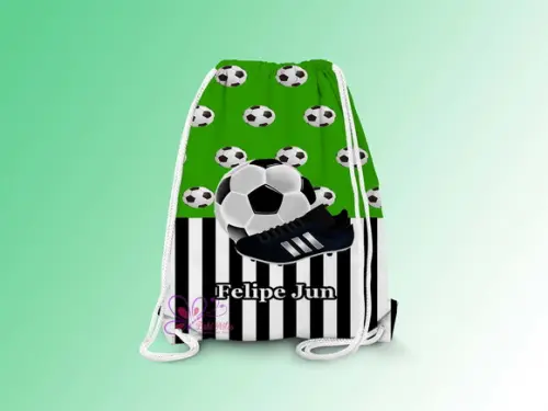 Mochilinha Personalizada 19x28cm Esportes