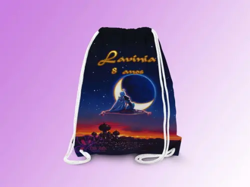 Mochilinha Personalizada Aladdin