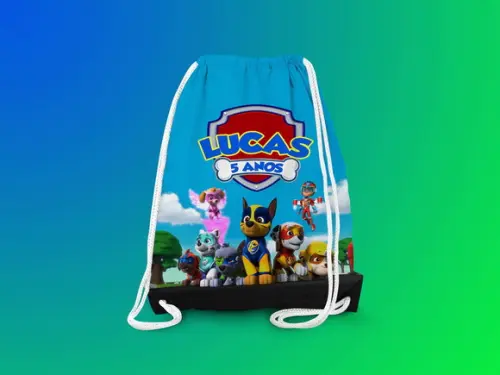 Mochilinha Personalizada Patrulha Canina